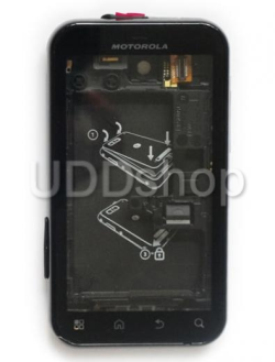 Carcaça com Touch Screen Motorola MB525 Defy Original + Brindes