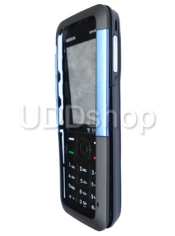 Carcaça Nokia 5310 Preta c/ Azul Completa