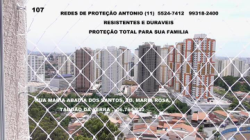 Redes de Proteção no Taboão da Serra, Redes na Rua Abadia dos Santos, (11) 5524-7412, A melhor instalação. 